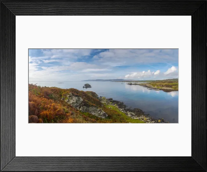 Framed Print : UK, Scotland, Argyll and Bute, Islay, Loch Laphroaig beside Laphroaig Distillery Framed Print : UK, Scotland, Argyll and Bute, Islay, Loch Laphroaig beside Laphroaig Distillery