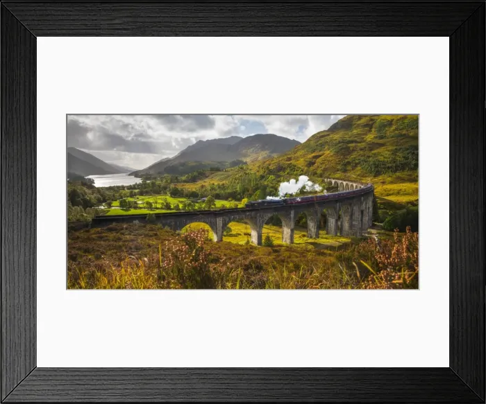 Framed Print : UK, Scotland, Highland, Loch Shiel, Glenfinnan, Glenfinnan Railway Viaduct, part Framed Print : UK, Scotland, Highland, Loch Shiel, Glenfinnan, Glenfinnan Railway Viaduct, part