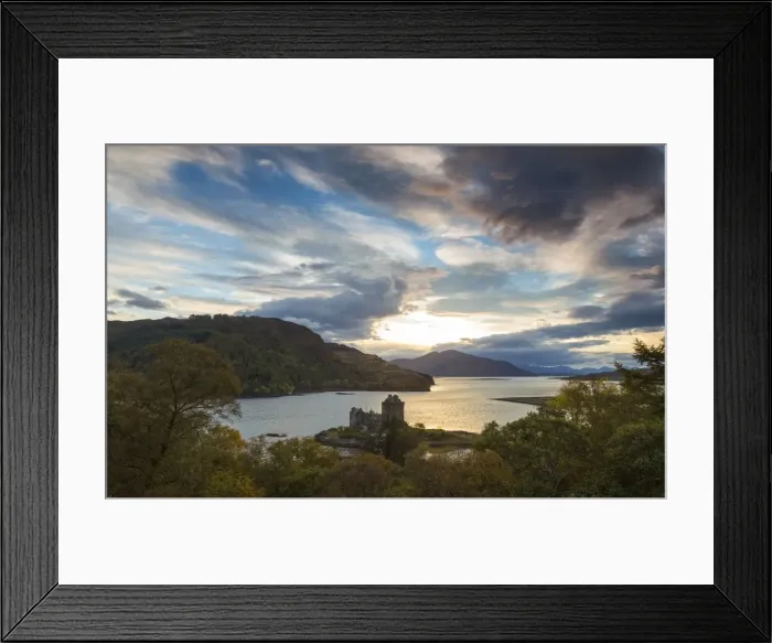 Framed Print : Eilean Donan Castle, nr Dornie, Loch Alsh, Wester Ross, Western Highlands, Scotland, UK