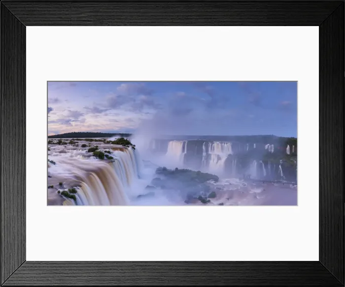 Framed Print : Iguacu Falls, Parana State, Brazil