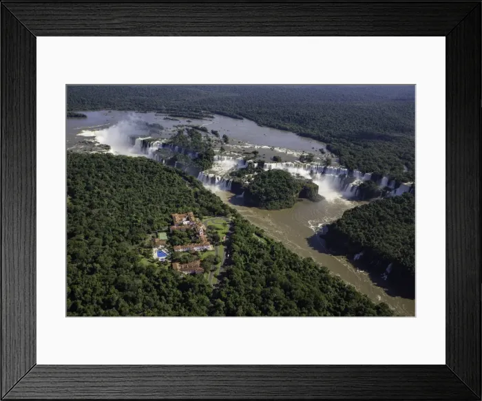 Framed Print : Aerial view over Iguacu Falls, Iguacu (Iguazu) National Park, Brazil Framed Print : Aerial view over Iguacu Falls, Iguacu (Iguazu) National Park, Brazil