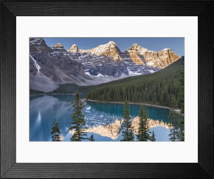 Framed Print : Moraine Lake and the Valley of the Ten Peaks, Rockies, Banff National Park, Alberta, Canada Framed Print : Moraine Lake and the Valley of the Ten Peaks, Rockies, Banff National Park, Alberta, Canada