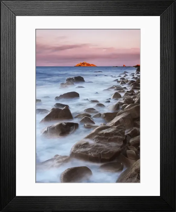Framed Print : Italy, Tuscany, Grosseto District, Punta Ala - Summer Sunrise at Punta Ala