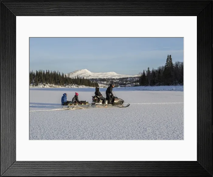 Framed Print : Snowmobile excursion on Lake Limingen Rorvik BA'A¸rgefjell National Park TrA'A¸ndelag Norway Europe Framed Print : Snowmobile excursion on Lake Limingen Rorvik BA'A¸rgefjell National Park TrA'A¸ndelag Norway Europe
