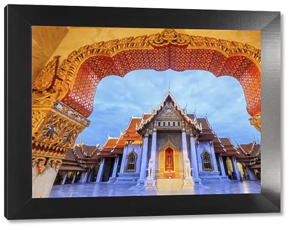 Thailand, Bangkok, Wat Benchamabophit (Marble Temple)