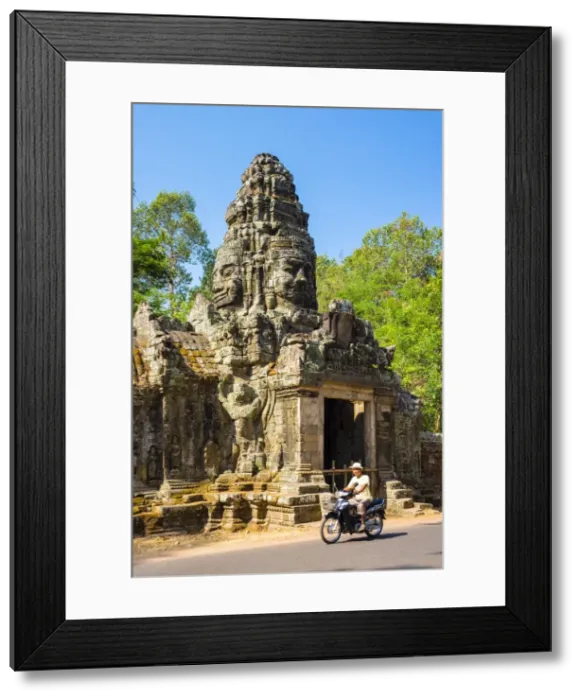 Framed Print : North gate of Banteay Kdei temple, Angkor, UNESCO World Heritage Site, Siem Reap Province Framed Print : North gate of Banteay Kdei temple, Angkor, UNESCO World Heritage Site, Siem Reap Province