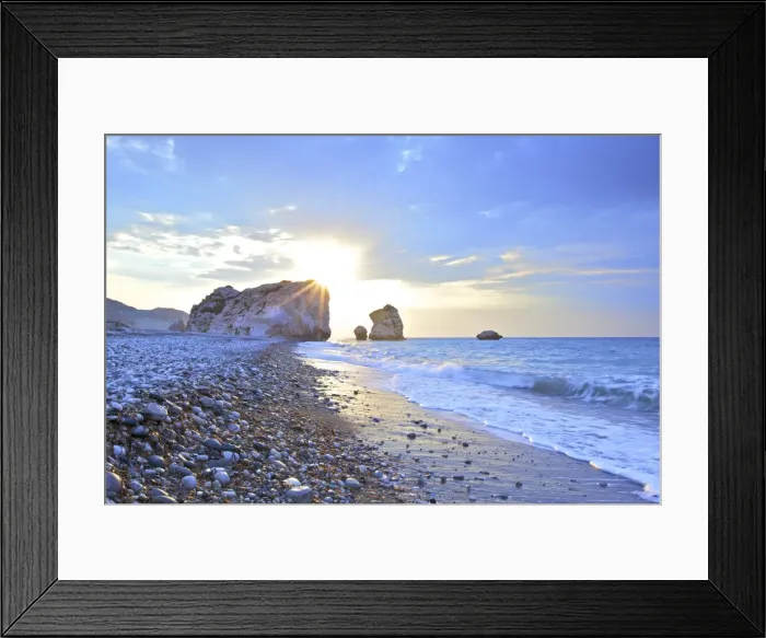 Framed Print : Aphrodites Rock, Paphos, Cyprus, Eastern Mediterranean Sea Framed Print : Aphrodites Rock, Paphos, Cyprus, Eastern Mediterranean Sea