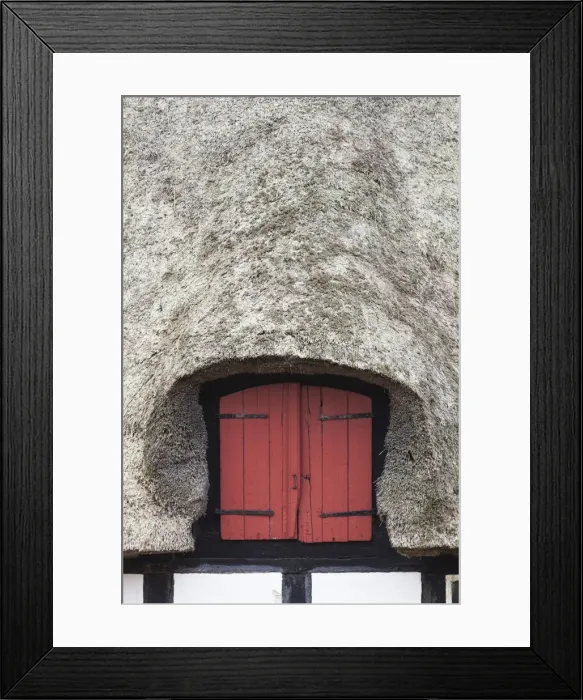 Framed Print : Denmark, Funen, Egeskov, buildings on the castle grounds Framed Print : Denmark, Funen, Egeskov, buildings on the castle grounds