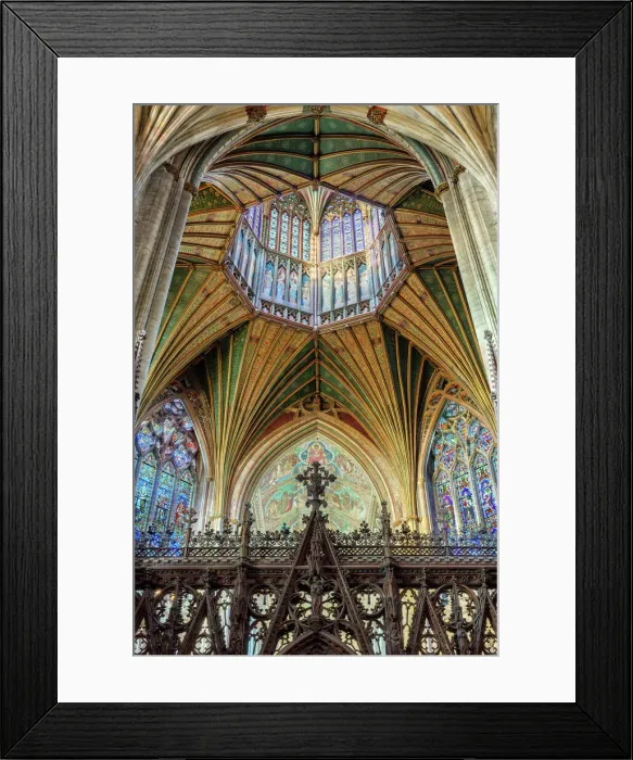 Framed Print : Europe, United Kingdom, England, Cambridgeshire, Ely, Ely Cathedral