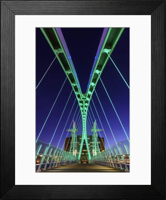 Framed Print : Europe, United Kingdom, England, Lancashire, Manchester, Salford Quays, Millenium Framed Print : Europe, United Kingdom, England, Lancashire, Manchester, Salford Quays, Millenium