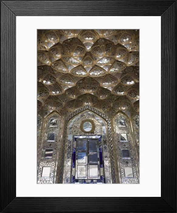 Framed Print : Iran, Central Iran, Esfahan, Decorative Arts Museum, interior detail Framed Print : Iran, Central Iran, Esfahan, Decorative Arts Museum, interior detail