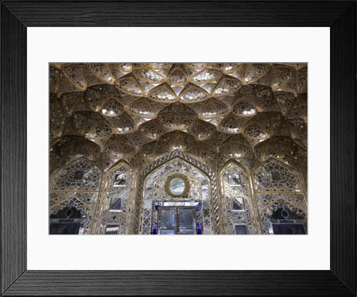 Framed Print : Iran, Central Iran, Esfahan, Decorative Arts Museum, interior detail Framed Print : Iran, Central Iran, Esfahan, Decorative Arts Museum, interior detail