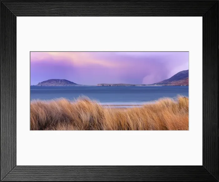 Framed Print : Ireland, Co. Donegal, Fanad, Ballymastoker bay at dusk Framed Print : Ireland, Co. Donegal, Fanad, Ballymastoker bay at dusk