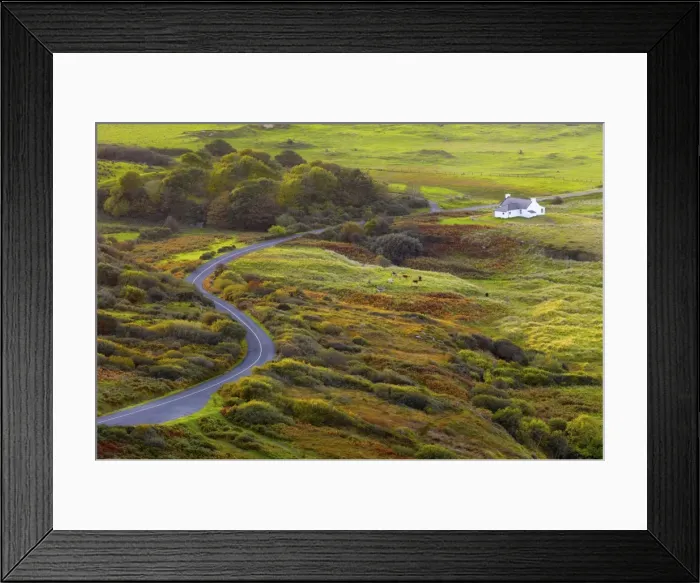 Framed Print : Ireland, Co. Donegal, Fanad, House in rural setting Framed Print : Ireland, Co. Donegal, Fanad, House in rural setting
