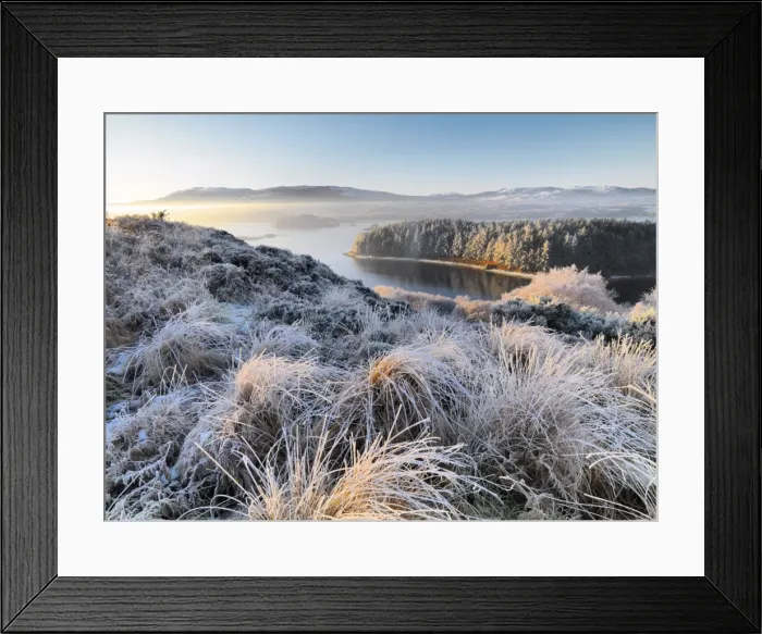 Framed Print : Ireland, Co. Donegal, Mulroy bay, winter landscape Framed Print : Ireland, Co. Donegal, Mulroy bay, winter landscape