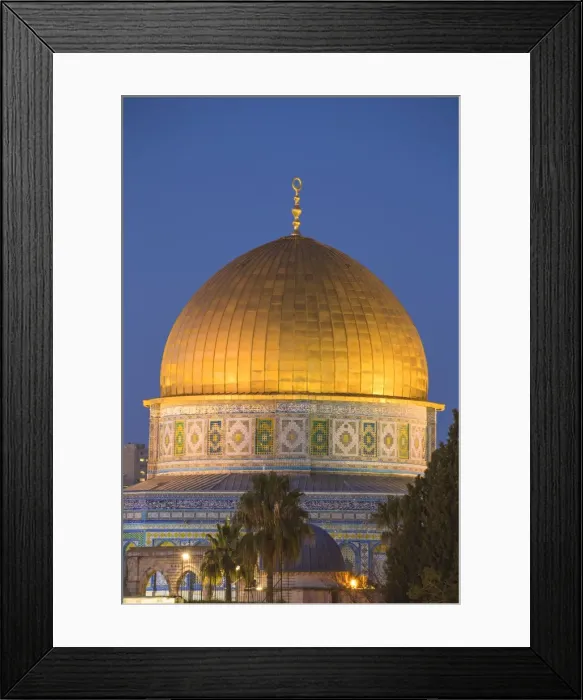 Framed Print : Israel, Jerusalem, Temple Mount, Dome of the Rock Framed Print : Israel, Jerusalem, Temple Mount, Dome of the Rock