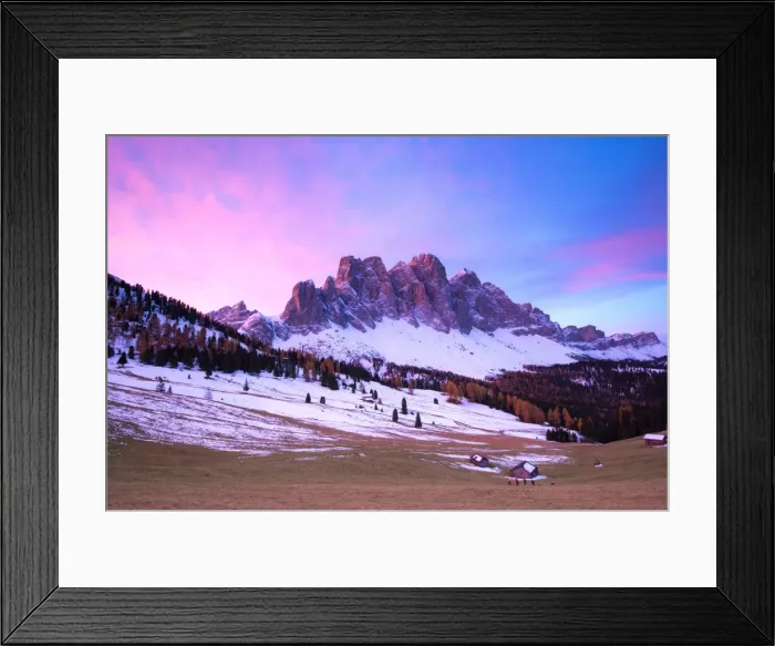 Framed Print : Gampen, Funes Valley, South Tyrol region, Bolzano district, Trentino Alto Adige, Italy Framed Print : Gampen, Funes Valley, South Tyrol region, Bolzano district, Trentino Alto Adige, Italy