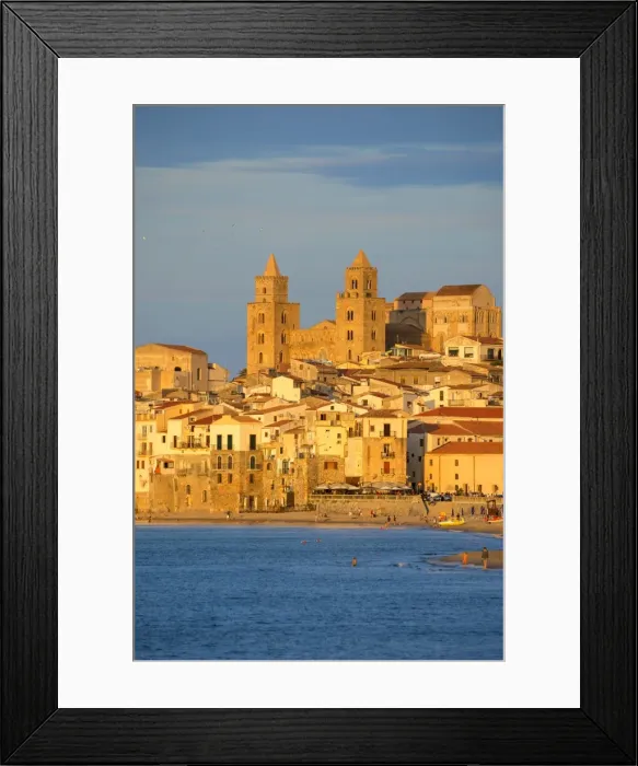 Framed Print : Cefalu, Sicily, Italy, Europe Framed Print : Cefalu, Sicily, Italy, Europe