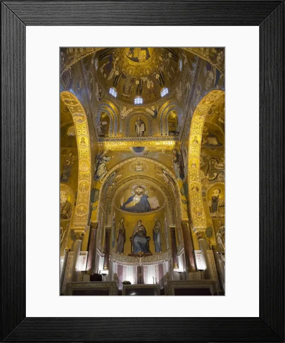 Framed Print : Capella Palatina, Palermo, Sicily, Italy, Europe Framed Print : Capella Palatina, Palermo, Sicily, Italy, Europe