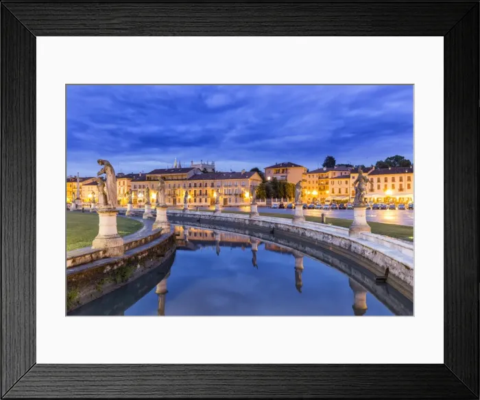 Framed Print : Italy, Italia. Veneto. Padova district. Padua, Padova. Prato della Valle Framed Print : Italy, Italia. Veneto. Padova district. Padua, Padova. Prato della Valle