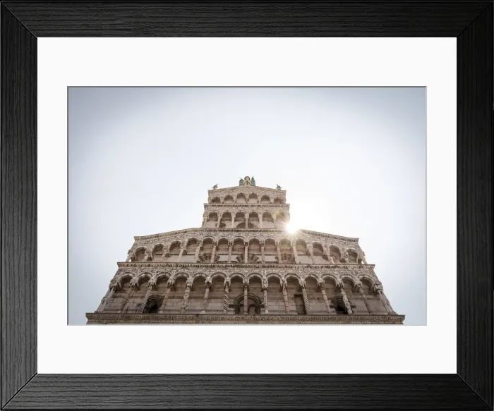 Framed Print : Italy, Italia. Tuscany, Toscana. Lucca district. Lucca. facade of San Michele, church Framed Print : Italy, Italia. Tuscany, Toscana. Lucca district. Lucca. facade of San Michele, church