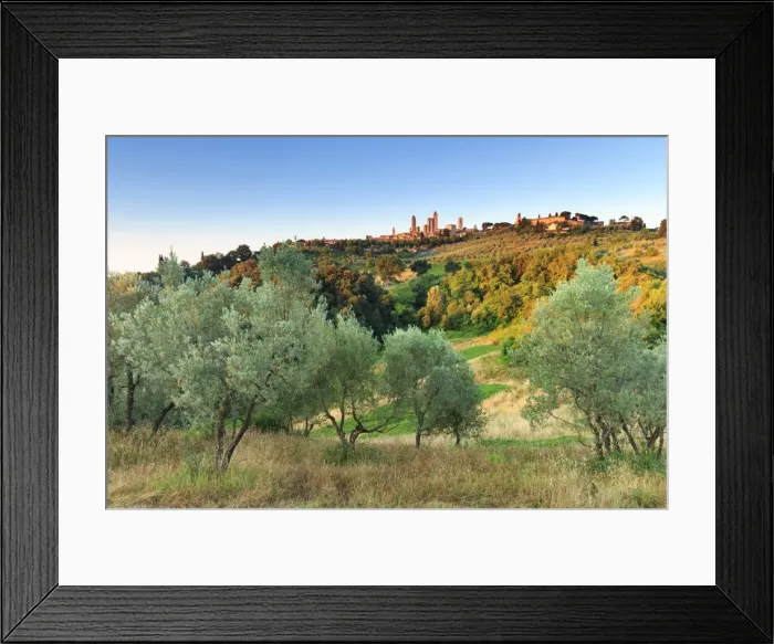 Framed Print : Italy, Italia. Tuscany, Toscana. Siena district, Val d Elsa, San Gimignano Framed Print : Italy, Italia. Tuscany, Toscana. Siena district, Val d Elsa, San Gimignano