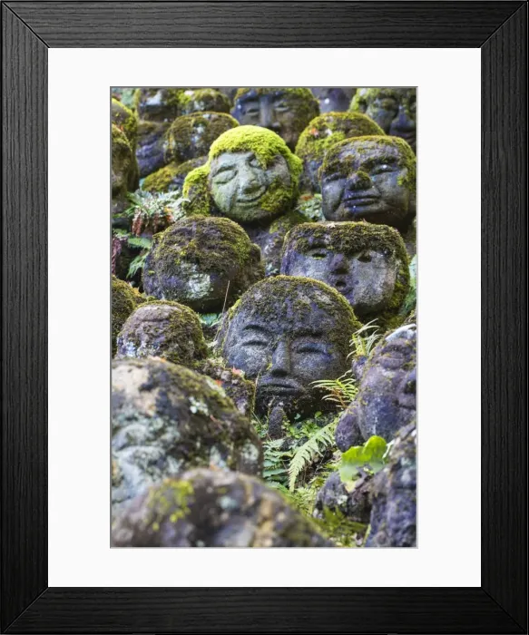 Framed Print : Japan, Kyoto, Arashiyama, Otagi Nenbutsu-ji Temple, Rakan (disciples of Shaka Framed Print : Japan, Kyoto, Arashiyama, Otagi Nenbutsu-ji Temple, Rakan (disciples of Shaka