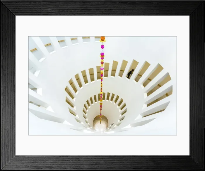 Framed Print : Spiral staircase, Leeum, Samsung Museum of Art, Seoul, South Korea Framed Print : Spiral staircase, Leeum, Samsung Museum of Art, Seoul, South Korea