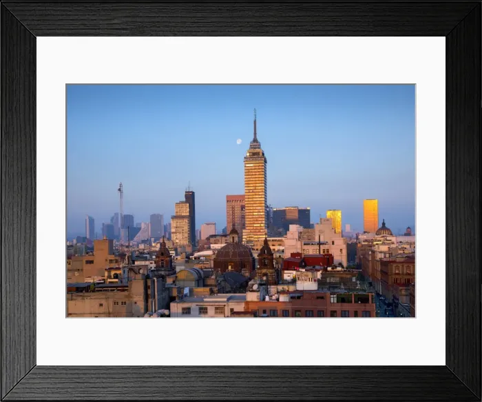 Framed Print : Mexico, Mexico City, Torre Latinoamericana, LatinAmerican Tower, Landmark, Skyline Framed Print : Mexico, Mexico City, Torre Latinoamericana, LatinAmerican Tower, Landmark, Skyline