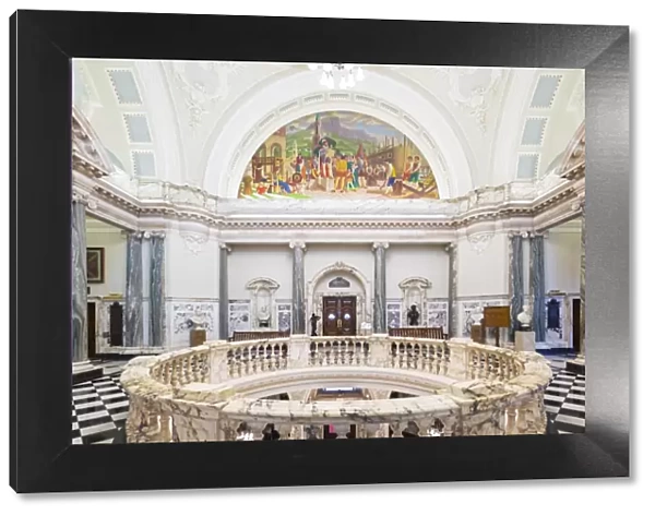 United Kingdom, Northern Ireland, County Antrim, Belfast. The interior of City Hall