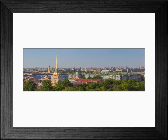Framed Print : Admiralty building, View from the Colonnade of St. Isaacs Cathedral, Saint Petersburg