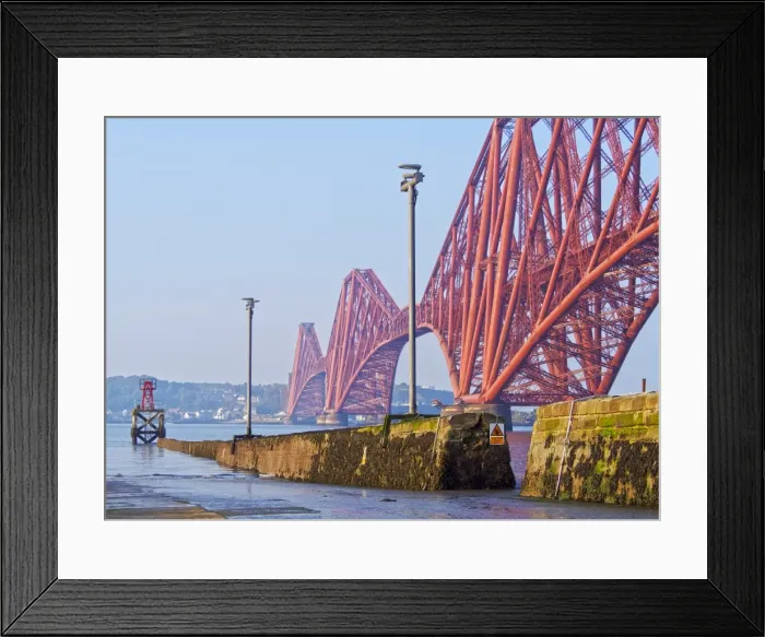 Framed Print : UK, Scotland, Lothian, Edinburgh Area, Queensferry, View of the Forth Bridge Framed Print : UK, Scotland, Lothian, Edinburgh Area, Queensferry, View of the Forth Bridge