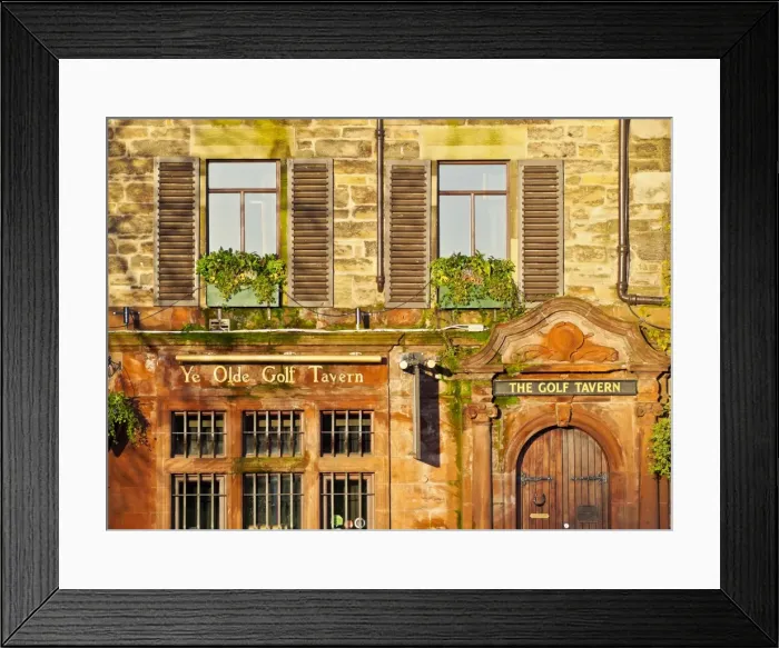 Framed Print : UK, Scotland, Lothian, Edinburgh, Exterior view of the Golf Tavern Framed Print : UK, Scotland, Lothian, Edinburgh, Exterior view of the Golf Tavern