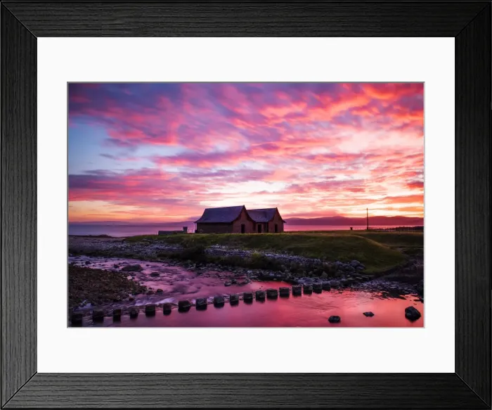 Framed Print : Sunset at the Isle of Arran, Firth of Clyde, Scotland, UK Framed Print : Sunset at the Isle of Arran, Firth of Clyde, Scotland, UK