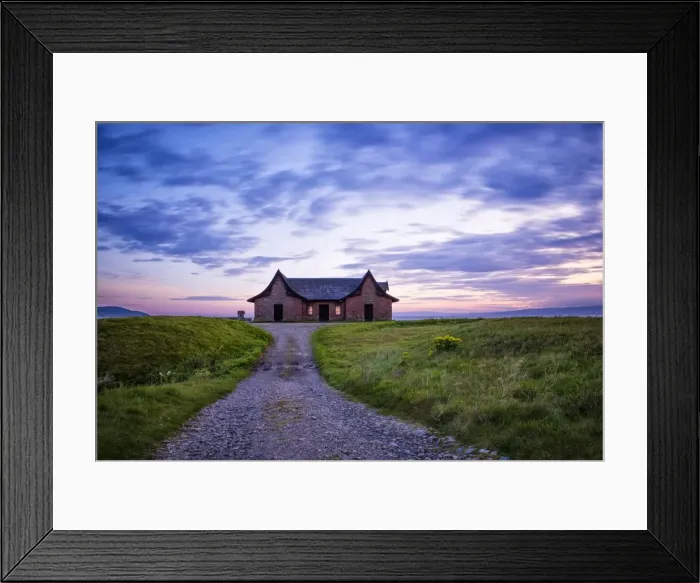Framed Print : Sunset at the Isle of Arran, Firth of Clyde, Scotland, UK