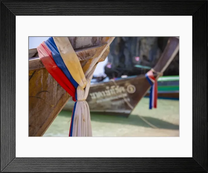 Framed Print : Longtail boats on Ko Hong Island, Phang Nga Bay, Krabi Province, Thailand Framed Print : Longtail boats on Ko Hong Island, Phang Nga Bay, Krabi Province, Thailand