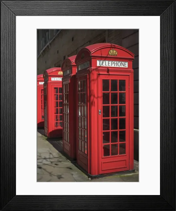 Framed Print : UK, England, London, Covent Garden, Telephone Boxes Framed Print : UK, England, London, Covent Garden, Telephone Boxes