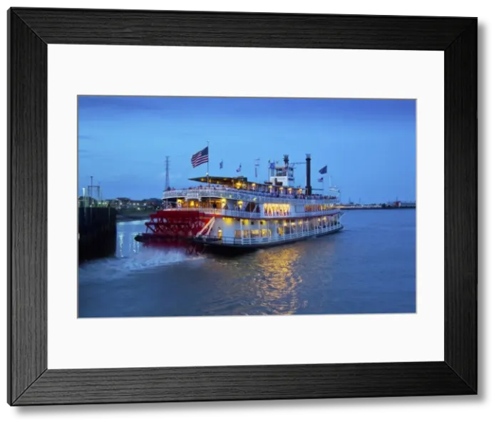 Framed Print : Louisiana, New Orleans, Natchez Steamboat, Mississippi River Framed Print : Louisiana, New Orleans, Natchez Steamboat, Mississippi River