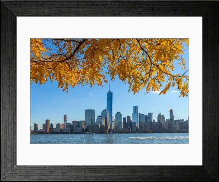 Framed Print : USA, New York, Manhattan, Lower Manhattan and World Trade Center, Freedom Tower Framed Print : USA, New York, Manhattan, Lower Manhattan and World Trade Center, Freedom Tower