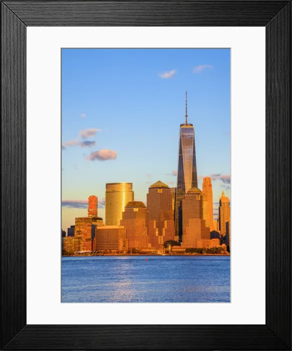 Framed Print : USA, New York, Manhattan, Lower Manhattan and World Trade Center, Freedom Tower Framed Print : USA, New York, Manhattan, Lower Manhattan and World Trade Center, Freedom Tower