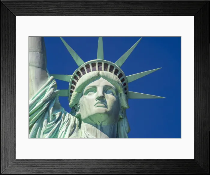 Framed Print : USA, New York, Manhattan, Liberty Island, Statue of Liberty