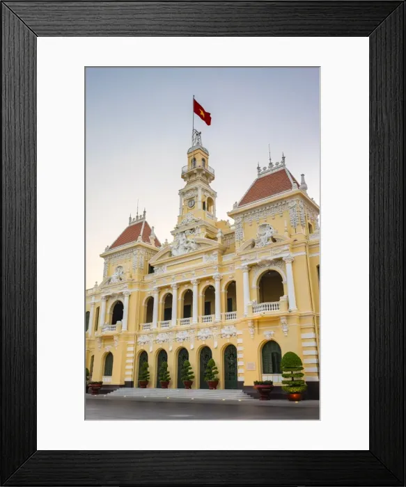 Framed Print : Ho Chi Minh City Hall (Ho Chi Minh City Peoples Committee), Ho Chi Minh City (Saigon)