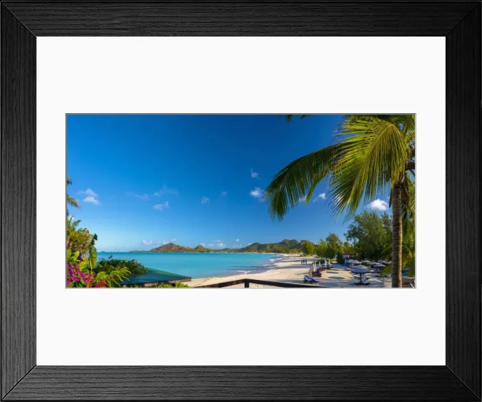 Framed Print : Antigua, Jolly Bay Beach Framed Print : Antigua, Jolly Bay Beach