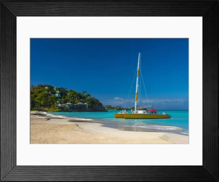 Framed Print : Antigua, Jolly Bay Beach Framed Print : Antigua, Jolly Bay Beach