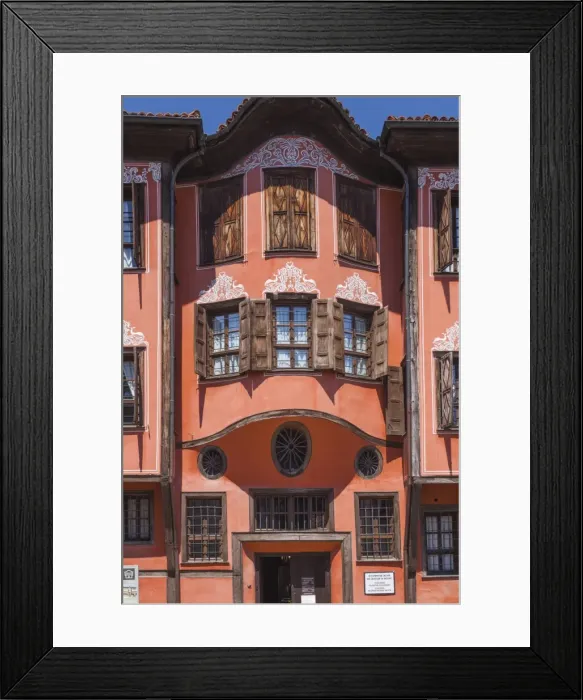 Framed Print : Bulgaria, Southern Mountains, Plovdiv, Old Plovdiv, Ethnographical Museum, exterior Framed Print : Bulgaria, Southern Mountains, Plovdiv, Old Plovdiv, Ethnographical Museum, exterior