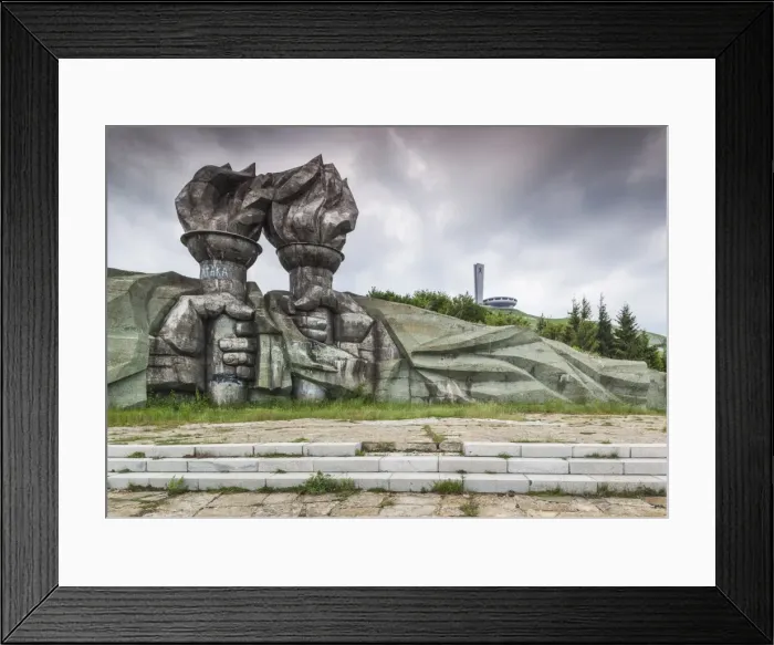 Framed Print : Bulgaria, Central Mountains, Shipka, Shipka Pass, ruins of the Soviet-era Buzludzha Monument Framed Print : Bulgaria, Central Mountains, Shipka, Shipka Pass, ruins of the Soviet-era Buzludzha Monument