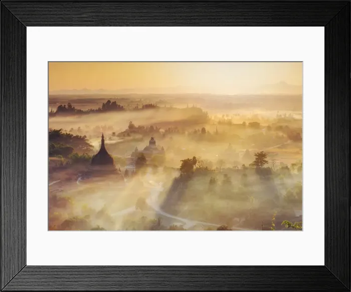 Framed Print : Myanmar (Burma), Rakhine State, Mrauk U Archaeological Sitesunr Framed Print : Myanmar (Burma), Rakhine State, Mrauk U Archaeological Sitesunr