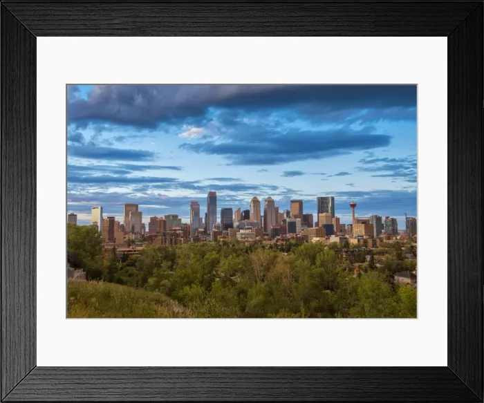 Framed Print : Canada, Alberta, Calgary, City skyline Framed Print : Canada, Alberta, Calgary, City skyline