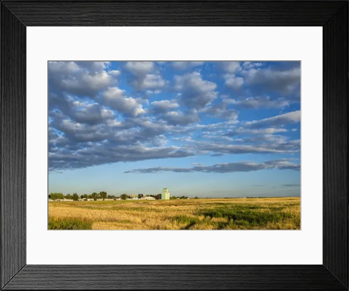 Framed Print : Canada, Alberta, Stavely, Prairie Landscape Framed Print : Canada, Alberta, Stavely, Prairie Landscape