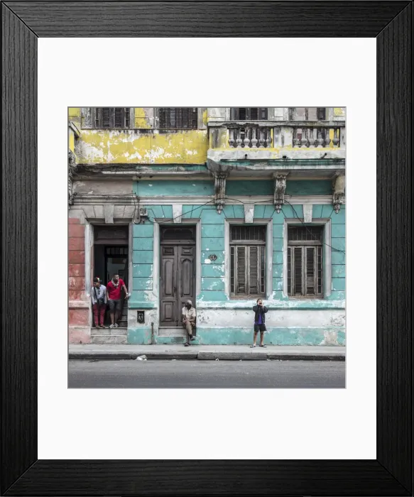 Framed Print : Streets of Centro Habana, Havana, Cuba Framed Print : Streets of Centro Habana, Havana, Cuba